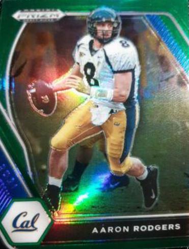 Aaron Rodgers [Green Wave Prizm] #15