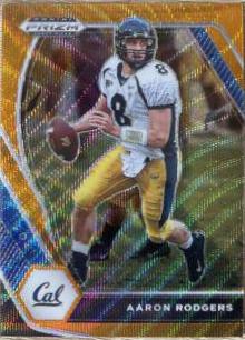 Aaron Rodgers [Orange Wave Prizm] #15