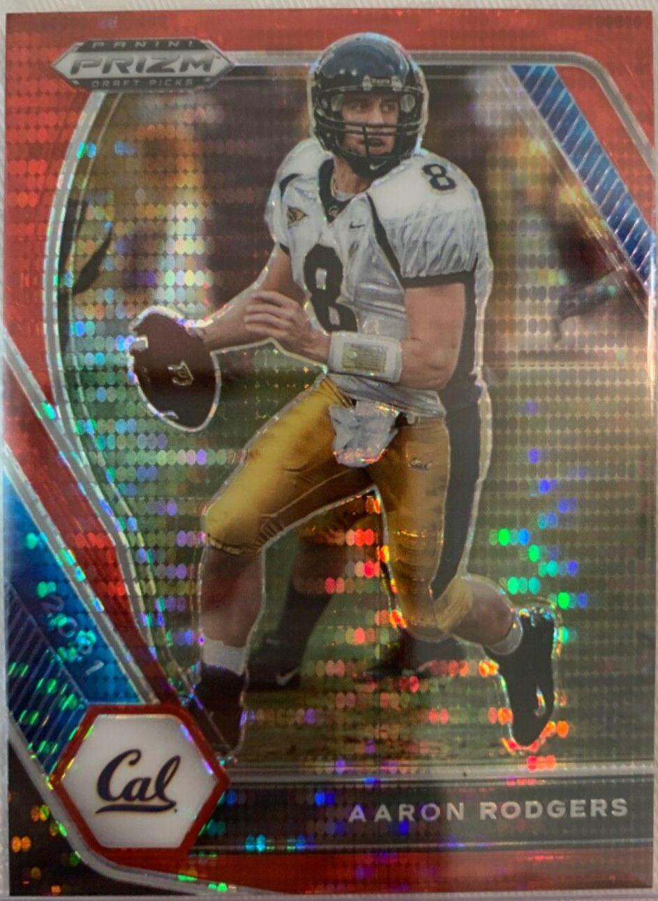 Aaron Rodgers [Red Pulsar Prizm] #15