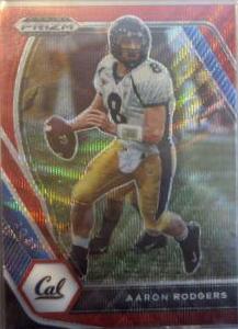 Aaron Rodgers [Ruby Wave Prizm] #15