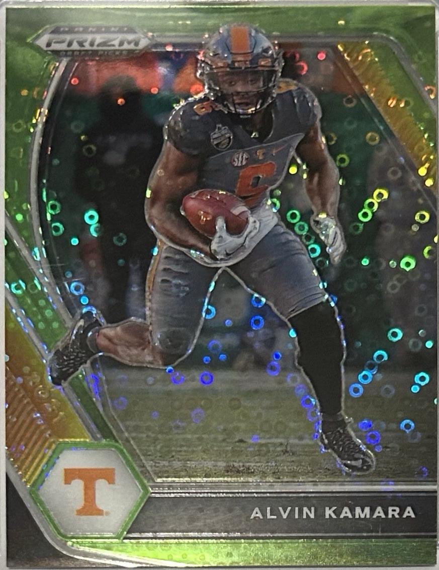 Alvin Kamara [Neon Green Circles Prizm] #39