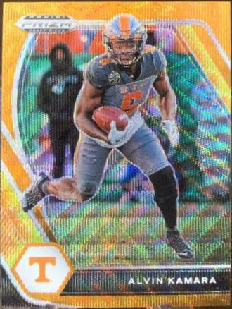 Alvin Kamara [Orange Wave Prizm] #39