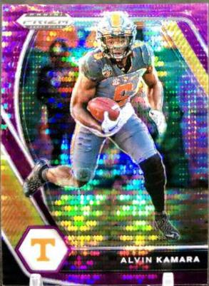 Alvin Kamara [Purple Pulsar Prizm] #39