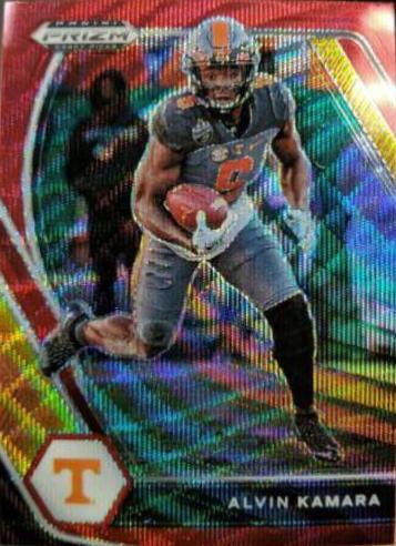 Alvin Kamara [Ruby Wave Prizm] #39