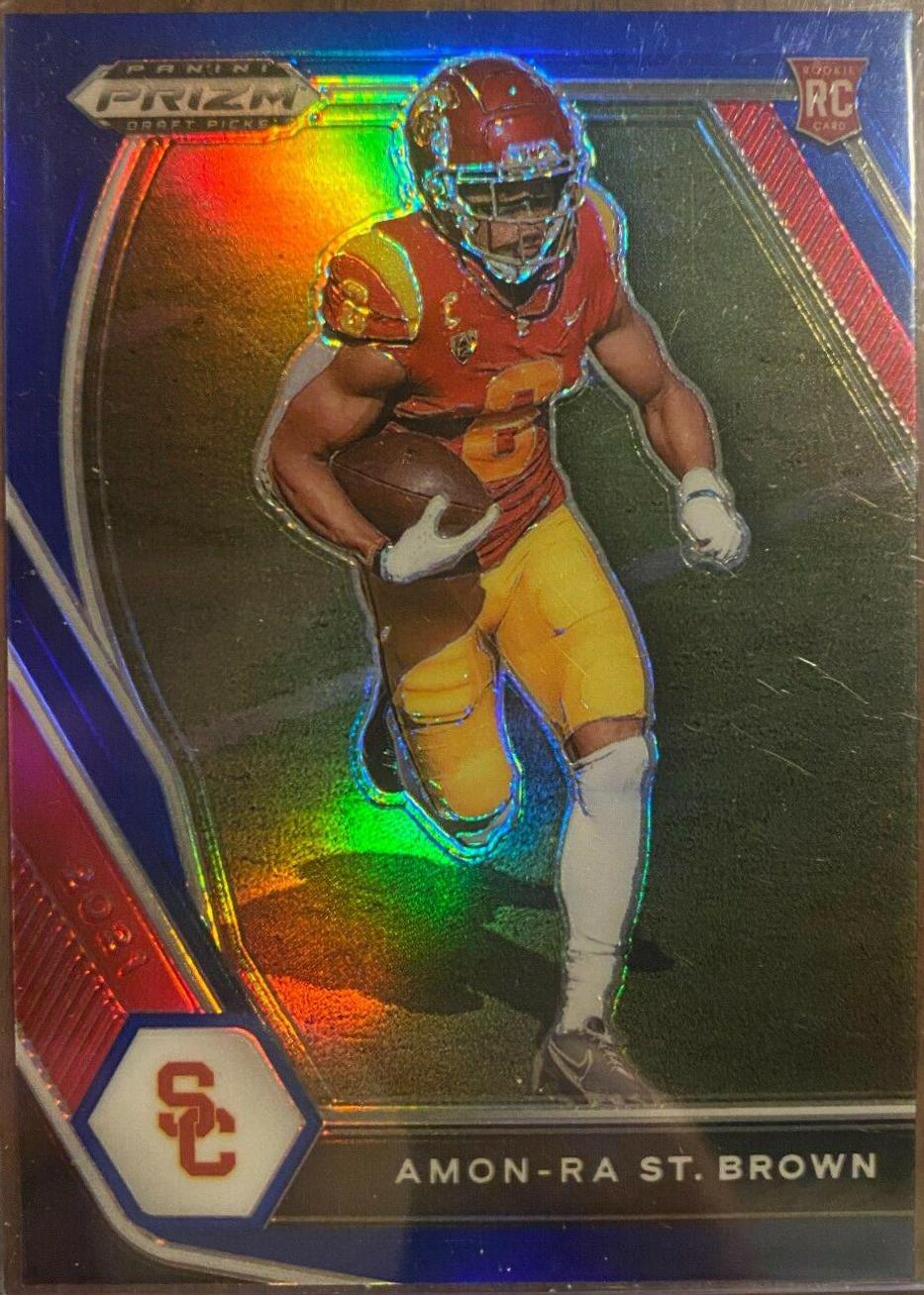 Amon Ra St. Brown [Blue Prizm] #133