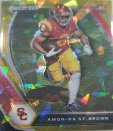 Amon Ra St. Brown [Gold Ice Prizm] #133