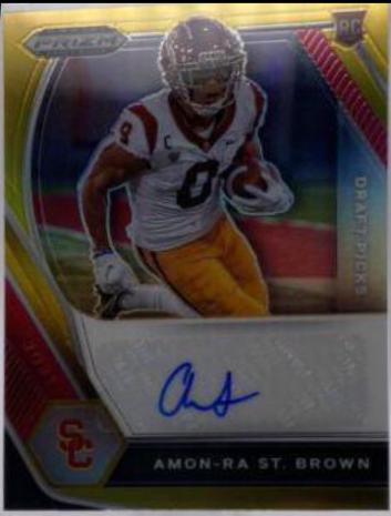 Amon Ra St. Brown [Gold Prizm] #133