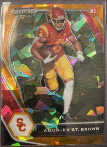 Amon Ra St. Brown [Orange Ice Prizm] #133