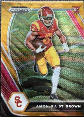 Amon Ra St. Brown [Orange Wave Prizm] #133