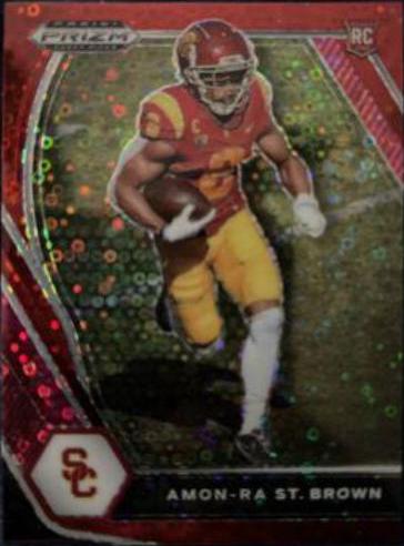 Amon Ra St. Brown [Red Circles Prizm] #133