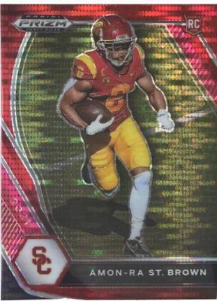 Amon Ra St. Brown [Red Pulsar Prizm] #133