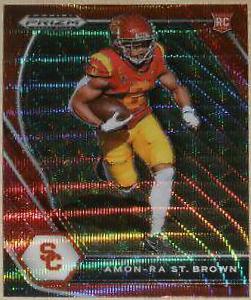 Amon Ra St. Brown [Ruby Wave Prizm] #133