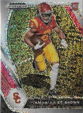Amon Ra St. Brown [White Sparkle Prizm] #133