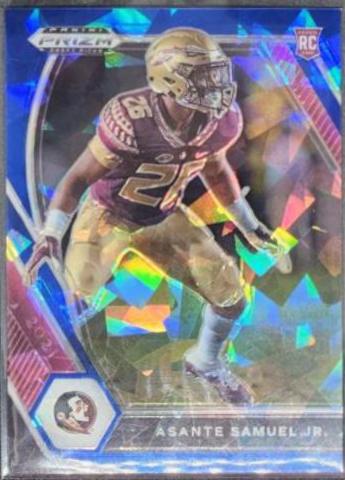Asante Samuel Jr. [Blue Ice Prizm] #111