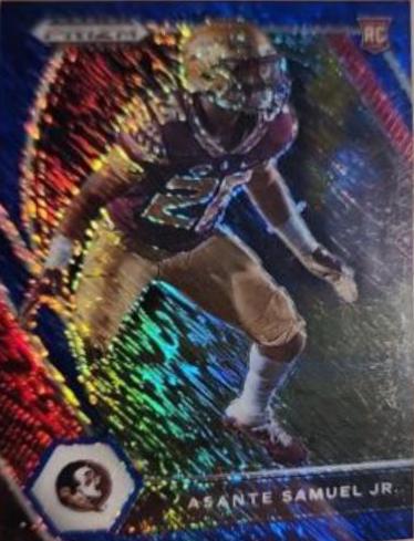 Asante Samuel Jr. [Blue Shimmer Prizm] #111