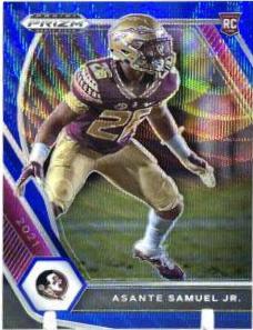 Asante Samuel Jr. [Blue Wave Prizm] #111