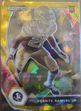 Asante Samuel Jr. [Gold Ice Prizm] #111
