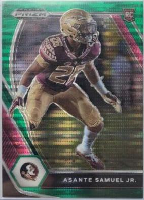Asante Samuel Jr. [Green Pulsar Prizm] #111