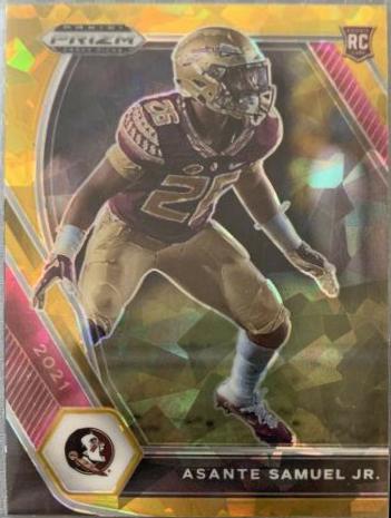 Asante Samuel Jr. [Orange Ice Prizm] #111