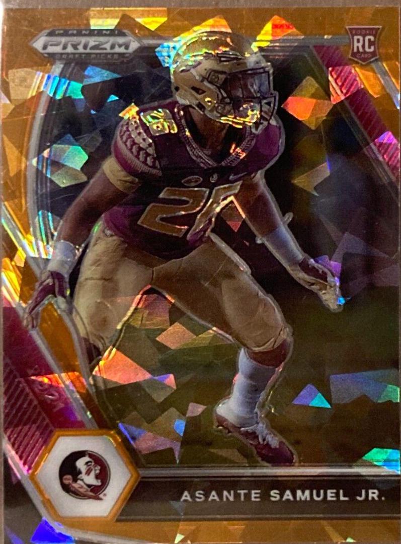 Asante Samuel Jr. [Orange Pulsar Prizm] #111