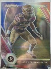Asante Samuel Jr. [Red White and Blue Prizm] #111