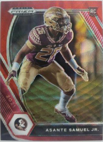 Asante Samuel Jr. [Ruby Wave Prizm] #111