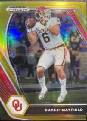 Baker Mayfield [Gold Prizm] #25