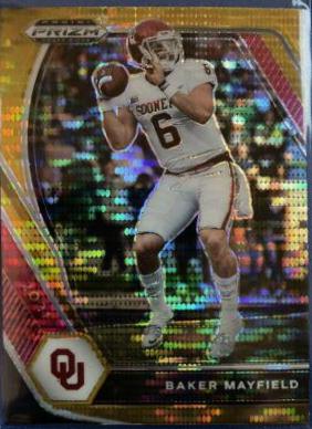 Baker Mayfield [Gold Pulsar Prizm] #25