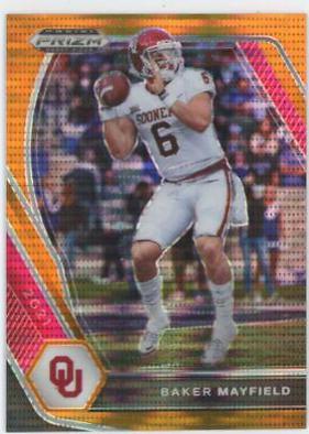 Baker Mayfield [Orange Pulsar Prizm] #25