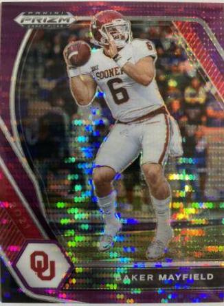 Baker Mayfield [Purple Pulsar Prizm] #25