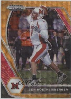 Ben Roethlisberger [Orange Wave Prizm] #23