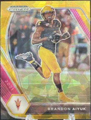 Brandon Aiyuk [Gold Ice Prizm] #68