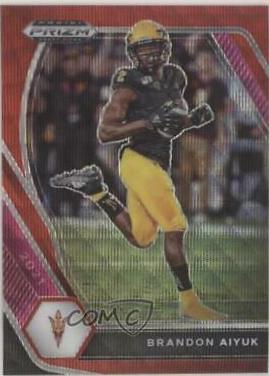 Brandon Aiyuk [Ruby Wave Prizm] #68