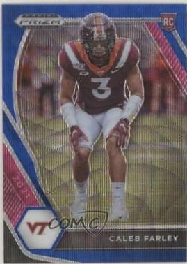 Caleb Farley [Blue Wave Prizm] #138