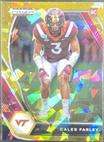 Caleb Farley [Gold Ice Prizm] #138