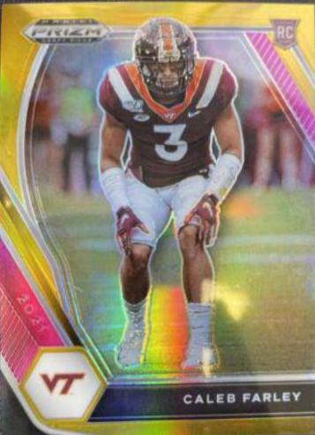 Caleb Farley [Gold Prizm] #138
