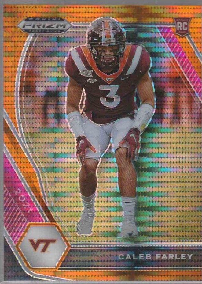 Caleb Farley [Orange Pulsar Prizm] #138