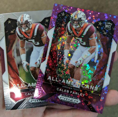 Caleb Farley [Purple Circles Prizm] #198