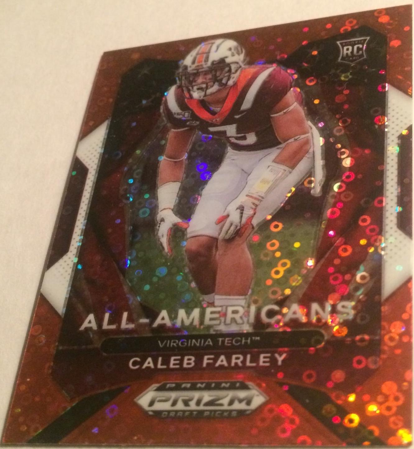 Caleb Farley [Red Circles Prizm] #198