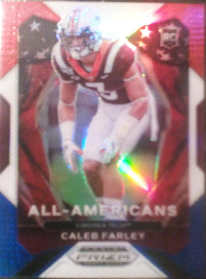 Caleb Farley [Red White and Blue Prizm] #198