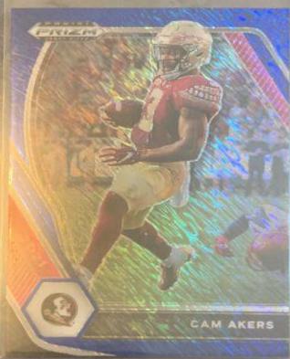 Cam Akers [Blue Shimmer Prizm] #77