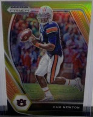 Cam Newton [Black Gold Prizm] #28