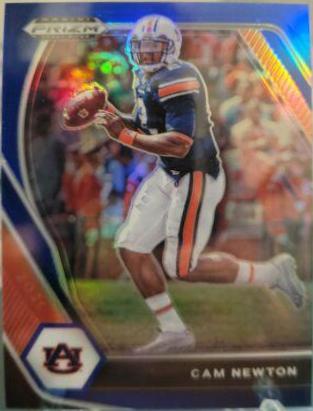 Cam Newton [Blue Prizm] #28