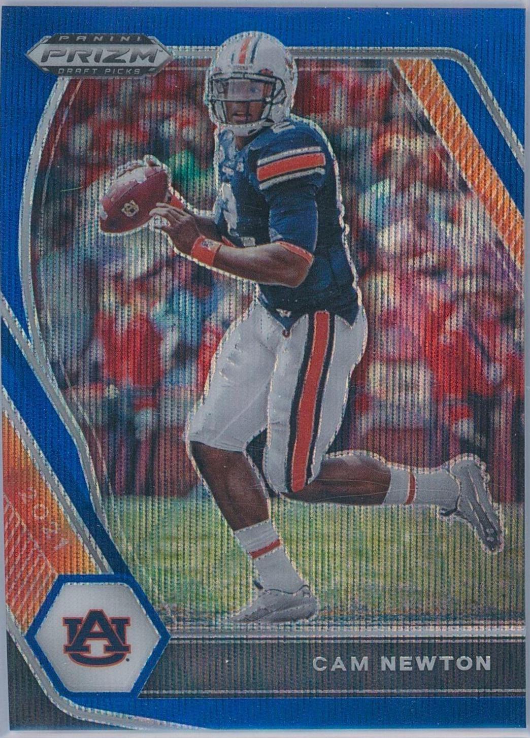 Cam Newton [Blue Wave Prizm] #28