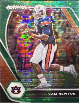 Cam Newton [Green Pulsar Prizm] #28