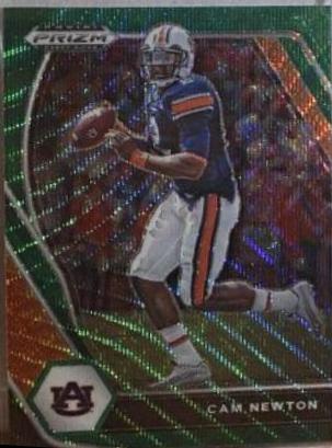 Cam Newton [Green Wave Prizm] #28