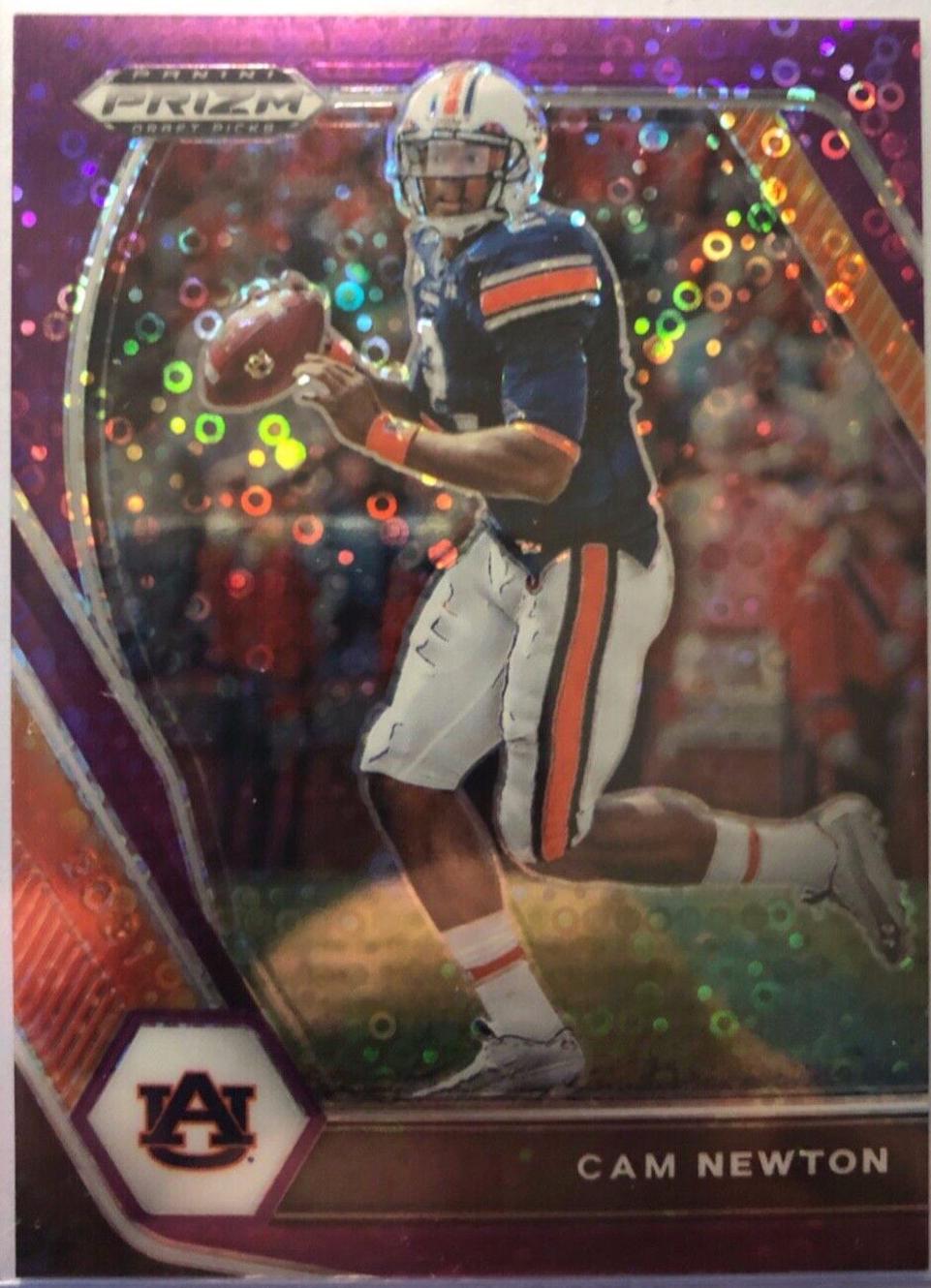 Cam Newton [Purple Circles Prizm] #28