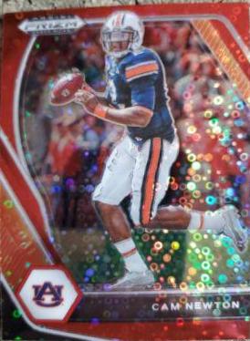 Cam Newton [Red Circles Prizm] #28