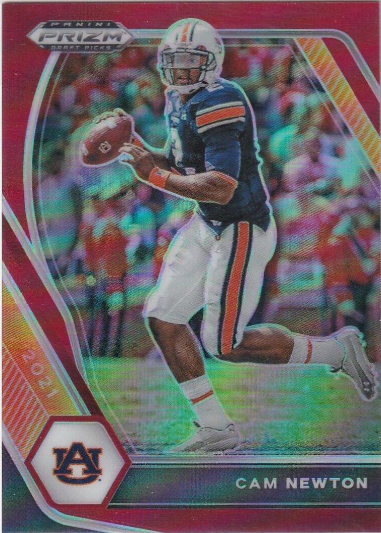 Cam Newton [Red Prizm] #28