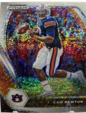 Cam Newton [White Sparkle Prizm] #28